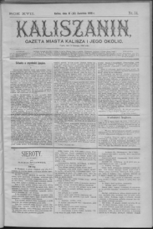 Kaliszanin : gazeta miasta Kalisza i jego okolic