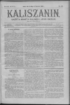 Kaliszanin : gazeta miasta Kalisza i jego okolic