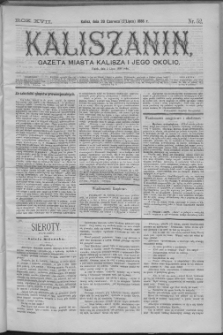 Kaliszanin : gazeta miasta Kalisza i jego okolic