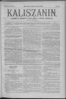 Kaliszanin : gazeta miasta Kalisza i jego okolic
