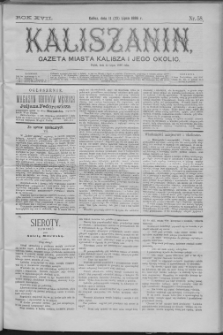 Kaliszanin : gazeta miasta Kalisza i jego okolic