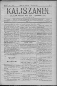 Kaliszanin : gazeta miasta Kalisza i jego okolic