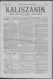 Kaliszanin : gazeta miasta Kalisza i jego okolic