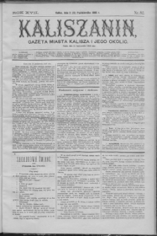 Kaliszanin : gazeta miasta Kalisza i jego okolic