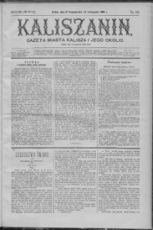 Kaliszanin : gazeta miasta Kalisza i jego okolic