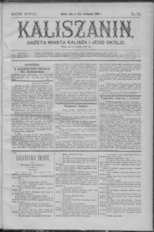 Kaliszanin : gazeta miasta Kalisza i jego okolic