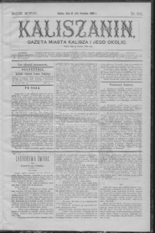 Kaliszanin : gazeta miasta Kalisza i jego okolic