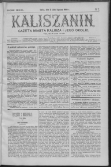 Kaliszanin : gazeta miasta Kalisza i jego okolic