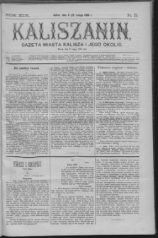Kaliszanin : gazeta miasta Kalisza i jego okolic