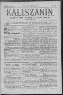 Kaliszanin : gazeta miasta Kalisza i jego okolic