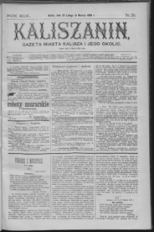 Kaliszanin : gazeta miasta Kalisza i jego okolic