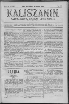 Kaliszanin : gazeta miasta Kalisza i jego okolic