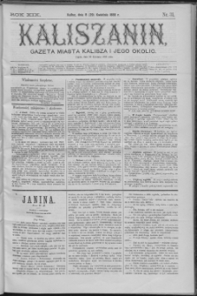 Kaliszanin : gazeta miasta Kalisza i jego okolic