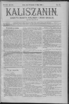 Kaliszanin : gazeta miasta Kalisza i jego okolic