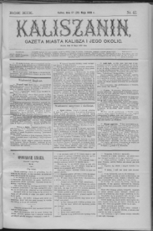 Kaliszanin : gazeta miasta Kalisza i jego okolic