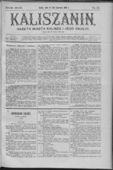 Kaliszanin : gazeta miasta Kalisza i jego okolic