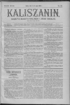 Kaliszanin : gazeta miasta Kalisza i jego okolic