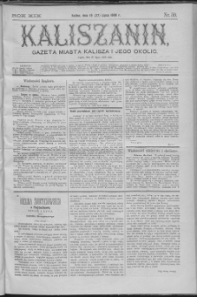 Kaliszanin : gazeta miasta Kalisza i jego okolic