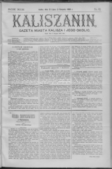 Kaliszanin : gazeta miasta Kalisza i jego okolic