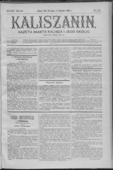 Kaliszanin : gazeta miasta Kalisza i jego okolic