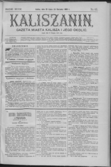 Kaliszanin : gazeta miasta Kalisza i jego okolic