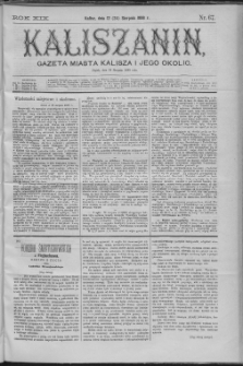 Kaliszanin : gazeta miasta Kalisza i jego okolic