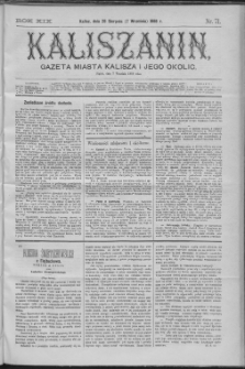 Kaliszanin : gazeta miasta Kalisza i jego okolic