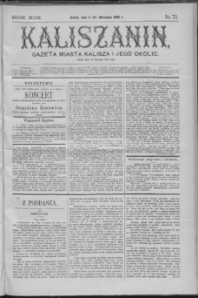 Kaliszanin : gazeta miasta Kalisza i jego okolic