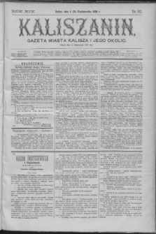 Kaliszanin : gazeta miasta Kalisza i jego okolic