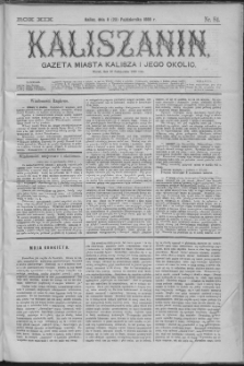 Kaliszanin : gazeta miasta Kalisza i jego okolic