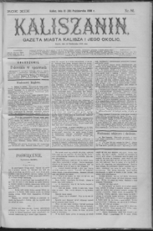 Kaliszanin : gazeta miasta Kalisza i jego okolic