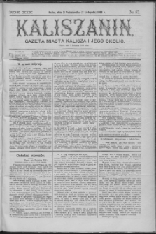 Kaliszanin : gazeta miasta Kalisza i jego okolic