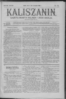 Kaliszanin : gazeta miasta Kalisza i jego okolic