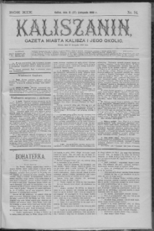 Kaliszanin : gazeta miasta Kalisza i jego okolic