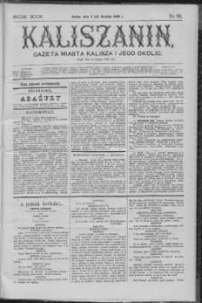 Kaliszanin : gazeta miasta Kalisza i jego okolic