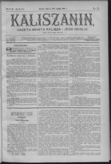 Kaliszanin : gazeta miasta Kalisza i jego okolic