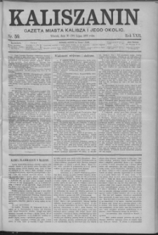 Kaliszanin : gazeta miasta Kalisza i jego okolic