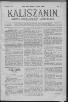 Kaliszanin : gazeta miasta Kalisza i jego okolic