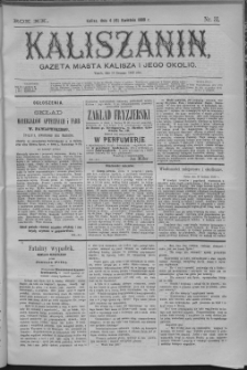 Kaliszanin : gazeta miasta Kalisza i jego okolic