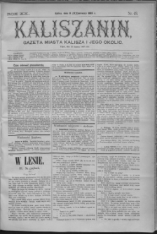 Kaliszanin : gazeta miasta Kalisza i jego okolic