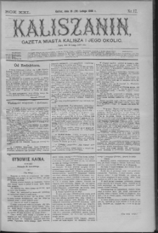 Kaliszanin : gazeta miasta Kalisza i jego okolic