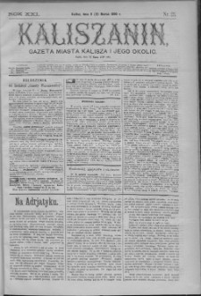 Kaliszanin : gazeta miasta Kalisza i jego okolic