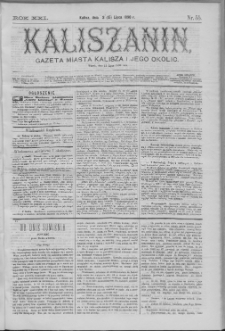 Kaliszanin : gazeta miasta Kalisza i jego okolic