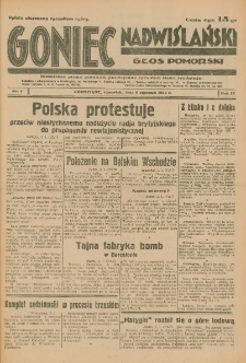 Goniec Nadwiślański: Głos Pomorski: Niezależne pismo poranne, poświęcone sprawom stanu średniego 1933.01.05 Nr4