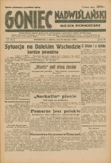 Goniec Nadwiślański: Głos Pomorski: Niezależne pismo poranne, poświęcone sprawom stanu średniego 1933.01.15 R.9 Nr12