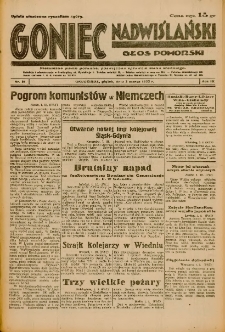 Goniec Nadwiślański: Głos Pomorski: Niezależne pismo poranne, poświęcone sprawom stanu średniego 1933.03.03 R.9 Nr51