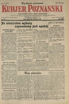Kurier Poznański 1933.11.25 R.28 nr 544