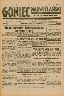 Goniec Nadwiślański: Głos Pomorski: Niezależne pismo poranne, poświęcone sprawom stanu średniego 1933.05.12 R.9 Nr109