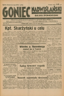 Goniec Nadwiślański: Głos Pomorski: Niezależne pismo poranne, poświęcone sprawom stanu średniego 1933.05.13 R.9 Nr110
