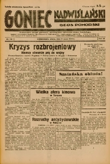 Goniec Nadwiślański: Głos Pomorski: Niezależne pismo poranne, poświęcone sprawom stanu średniego 1933.05.17 R.9 Nr113
